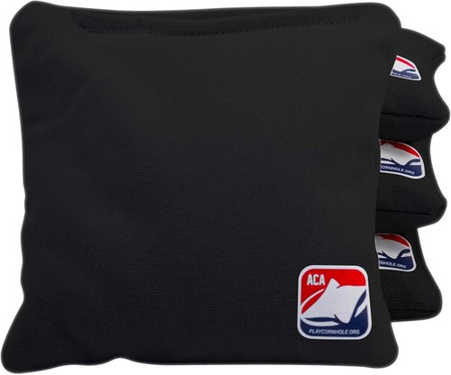 ACA Cornhole Bags - Weather Resistant Resin-Filled Set of 4 | 6x6 Size for Ultimate Play