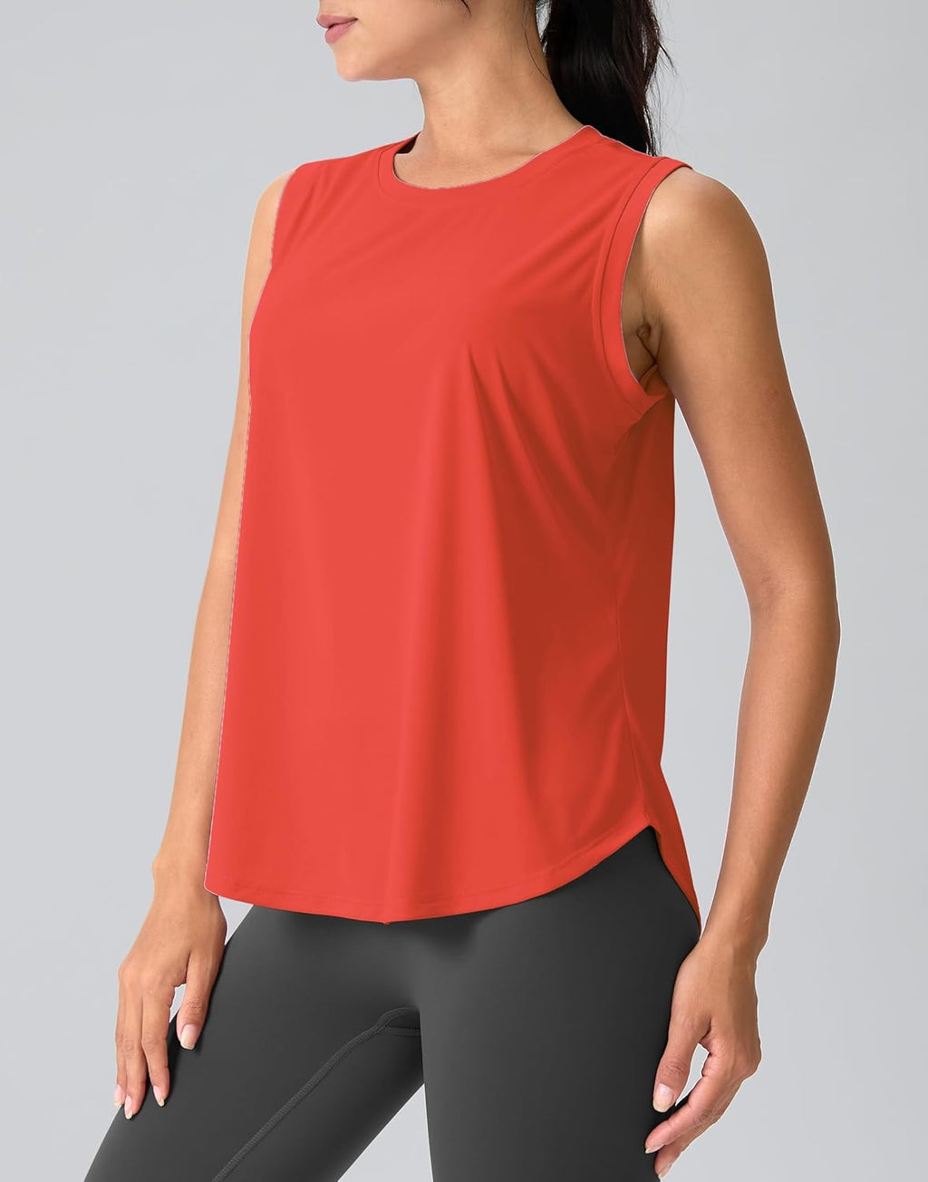 SANTINY Women's Athletic Tank Tops - Breathable Lightweight Yoga & Tennis Shirts | Perfect for Running