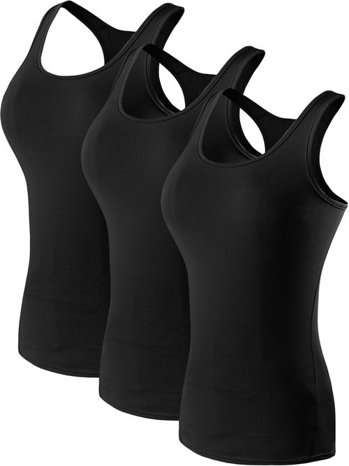 NELEUS Women's Compression Tank Tops - 3 Pack Dry Fit for Ultimate Comfort and Performance