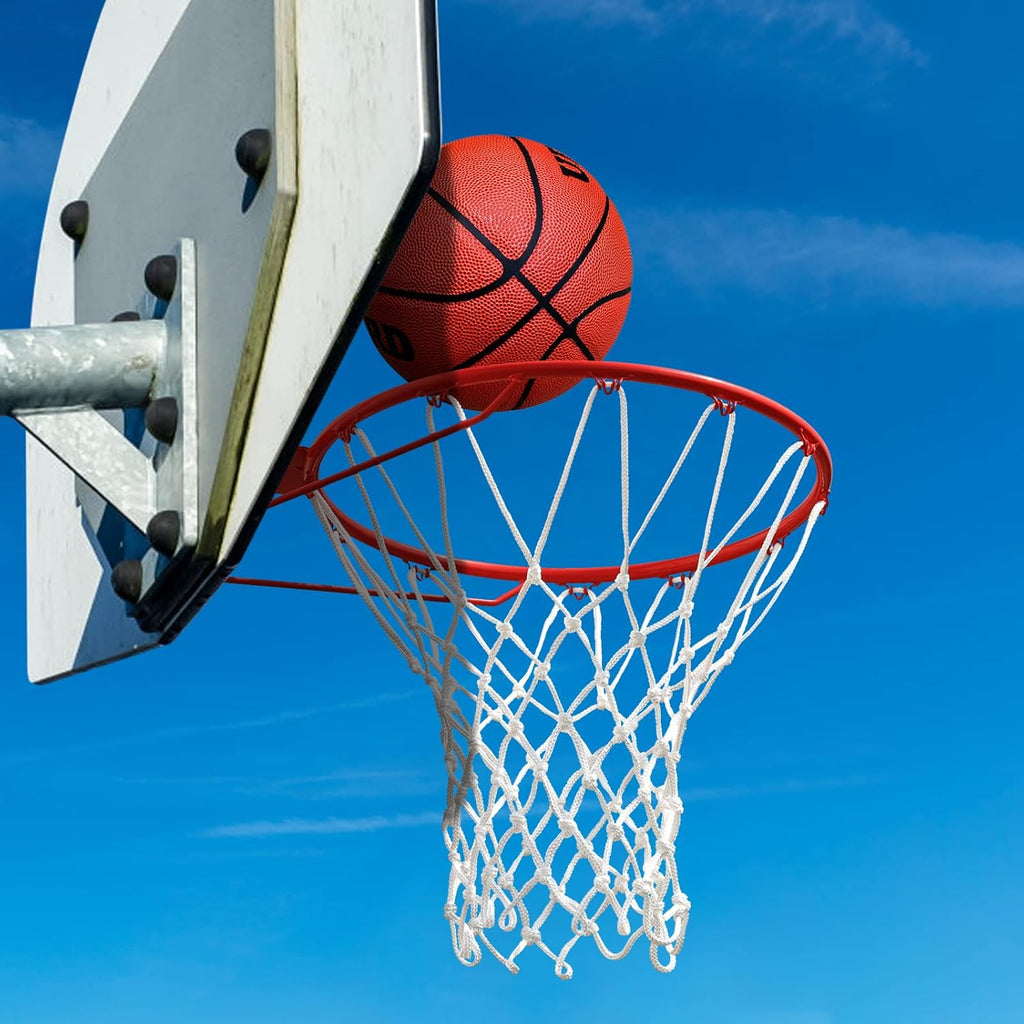 Regine Switzerland Professional Heavy Duty Basketball Net - All-Weather, Anti-Whip, 12 Loops (7.16 oz)