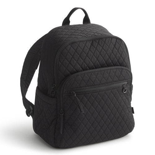 Vera Bradley Women's Premium Cotton Bancroft Backpack, Moonless Night, One Size