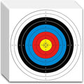 MOLFUJ Archery Targets - 20/50 Pack Bow & Arrow Targets for Hunting | 10/5 Rings, 16x16/15.7x15.7in