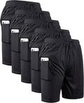 JWJ Men's 2-In-1 Workout Running Shorts - Lightweight Athletic Gym Shorts with Compression Liner | 7 Inch