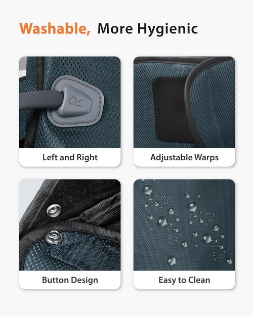 CINCOM Leg Massager - Heat & Compression Therapy for Circulation & Pain Relief | Ideal for Edema Relief