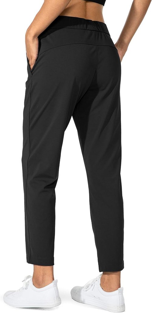 G Gradual Women's 7/8 Stretch Ankle Pants - Deep Pockets for Golf, Athletic, Lounge & Travel