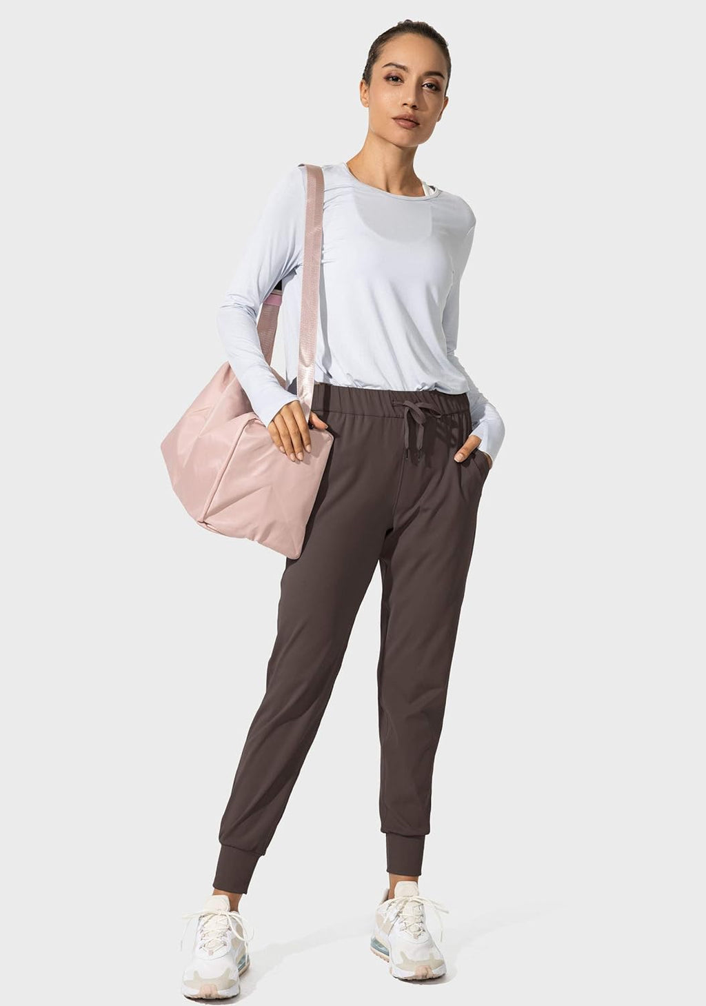 SANTINY Women's Joggers - Comfortable Running Sweatpants with Pockets | Ideal for Lounge & Workout