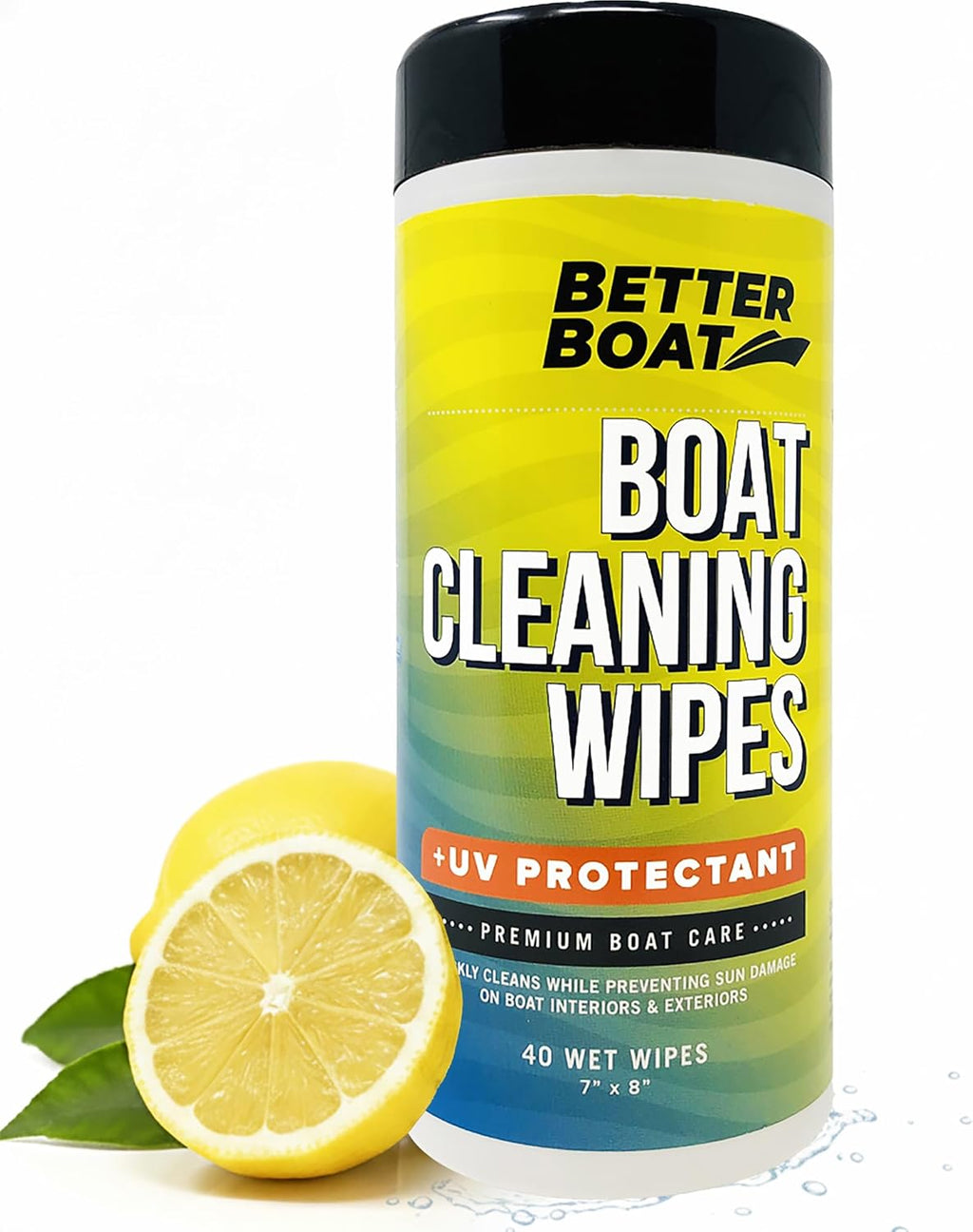 Boat Cleaner Wipes by [Brand Name] - UV Protection for Marine Vinyl, Car Leather & Interior Cleaning