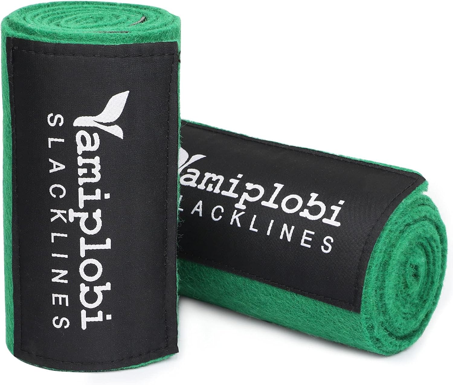 Tree Protector Kit - 60" x 6" Non-Slip Felt Wraps with Anti-Slip Straps | Ideal for Slacklines & Ziplines - Green