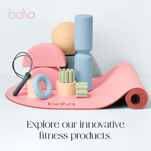 Bala Booty Bands Resistance Bands for Women & Men - Elastic Exercise Bands for Working Out - Wrist, Ankle, Legs & Booty Bands - Workout Resistance Bands for Yoga, Pilates, Strength Training