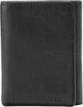 Fossil Men's Leather Trifold Wallet - Stylish & Durable Design | Perfect Gift for Him