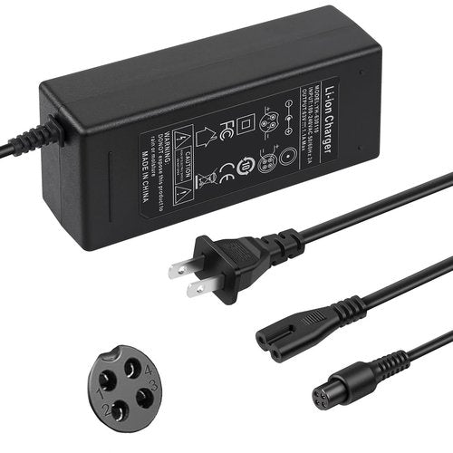 70W 63V 4-Pin Charger Replacement for Segway Ninebot S/Mini PRO/Mini lite / L8 / One A1/ One S2/ S-MAX, N3M240, N3MM240,Go Kart Kit, Gokart PRO4 with 4 Prong