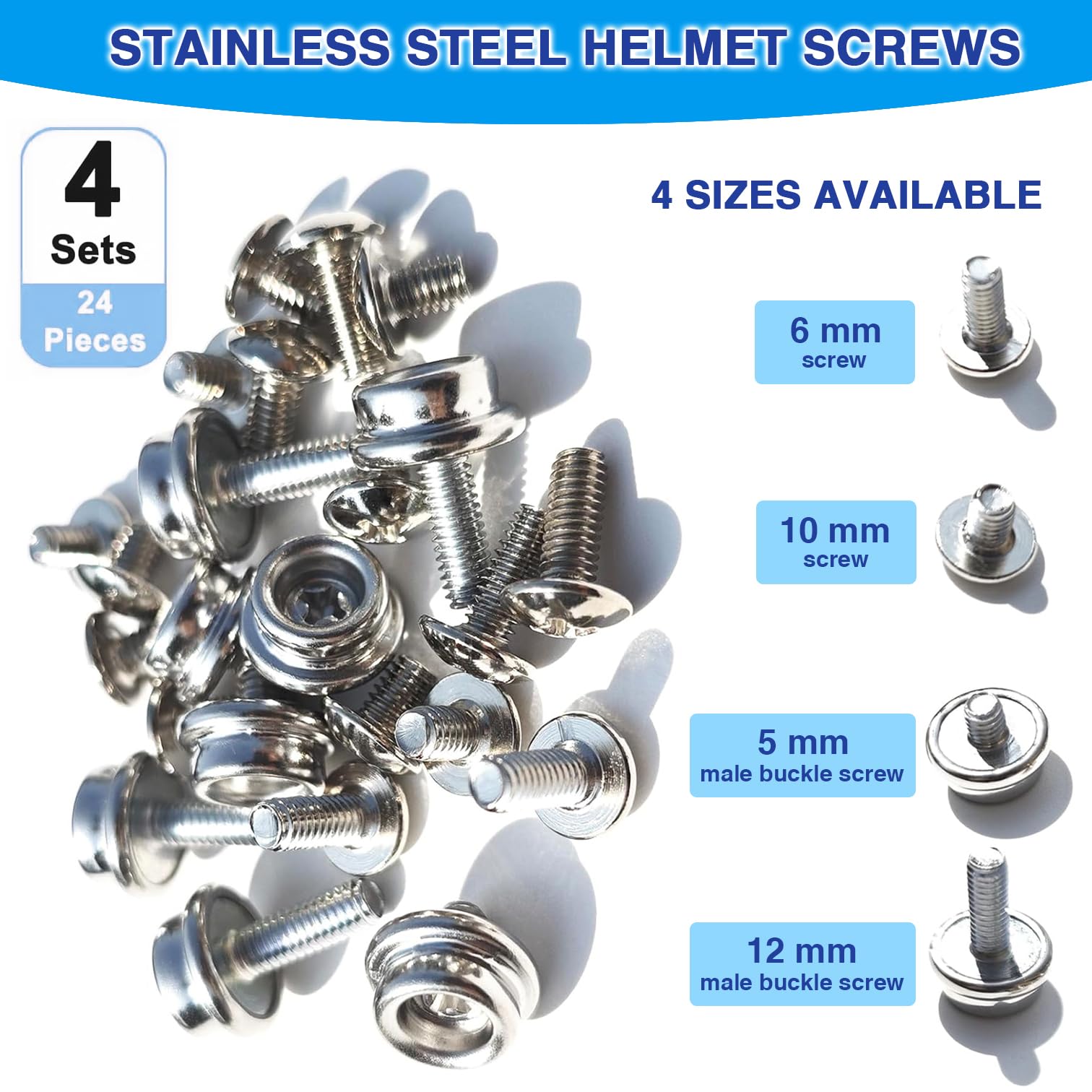Universal Facemask Hardware Kit Baseball Helmet Visor Screws Hockey Repair Football Clips Replacement Parts for Softball Face Mask Girls and Teenagers Do Not Embroider Steel