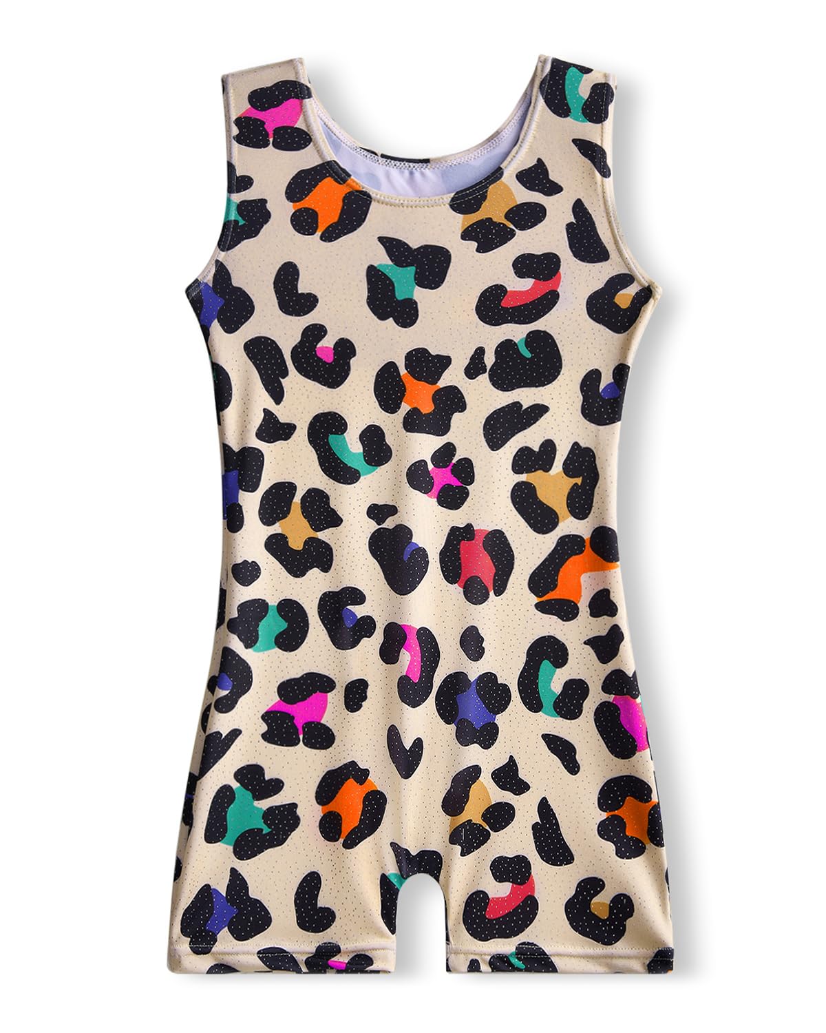 YDMZX Girls Gymnastics Leotard with Built-in Shorts – Sparkly, Durable No-See-Through Fabric, 4-Way Stretch, Girls Gymnastics Outfit