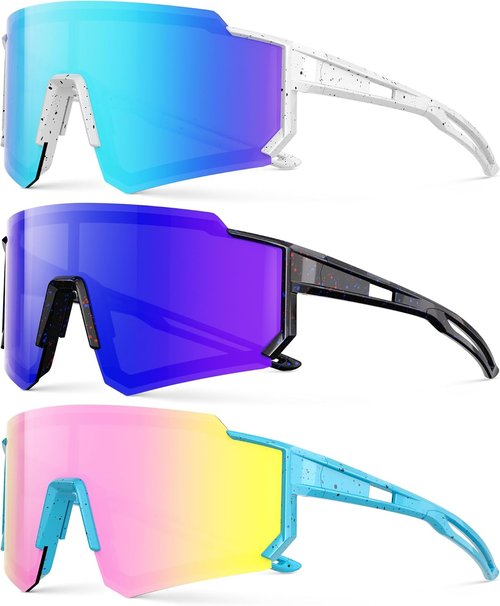 Fanshen Kids Baseball Sunglasses - Polarized UV Protection for Boys & Girls Ages 3-12 | Softball & Cycling