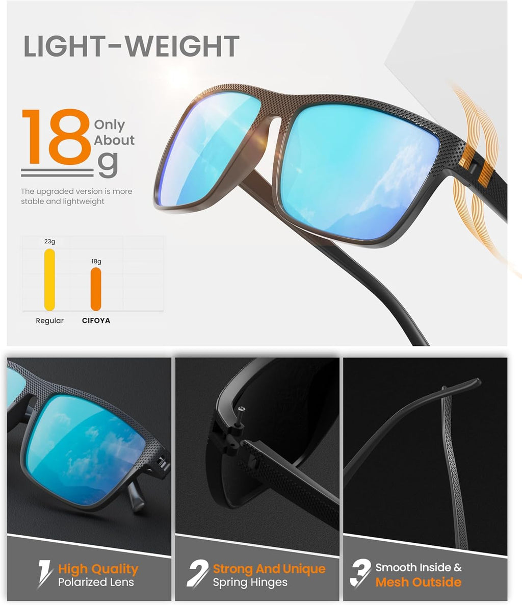 Skiennix Polarized Sunglasses - Classic UV Protection for Men & Women | 5-Pack for Fishing, Driving, Golf
