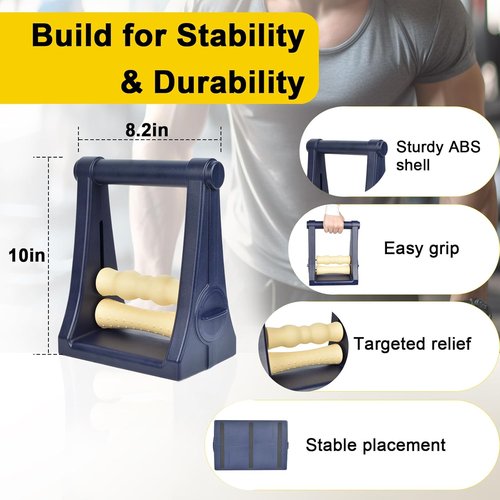 Forearm Massager by [Brand Name] - Foam Arm & Hand Roller with 3 Pressure Levels | Ideal for Carpal Tunnel & Tennis Elbow Relief