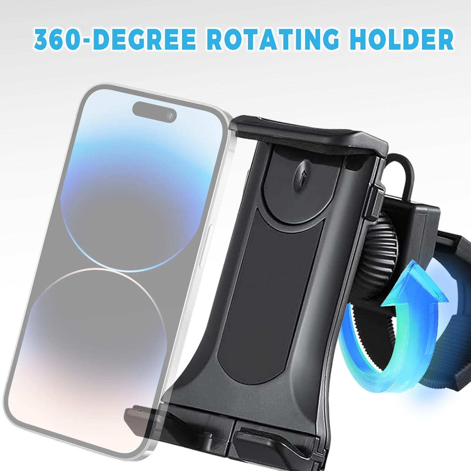 Walking Pad Handle Bar - Adjustable Height Treadmill Attachment with Phone Holder | 27.6" Wide