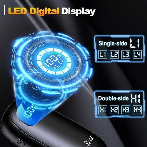 **Skiennix Rechargeable Hand Warmers - Max 16 Hours of Heat Up to 127℉ | LED Display & Dual-Side Heating**