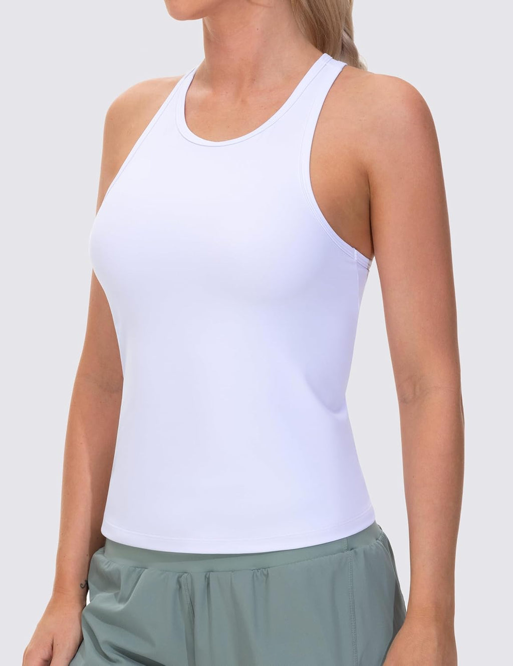 The Gym People Racerback Workout Tank Tops - Slim Fit Sleeveless Athletic Shirts for Yoga & Running