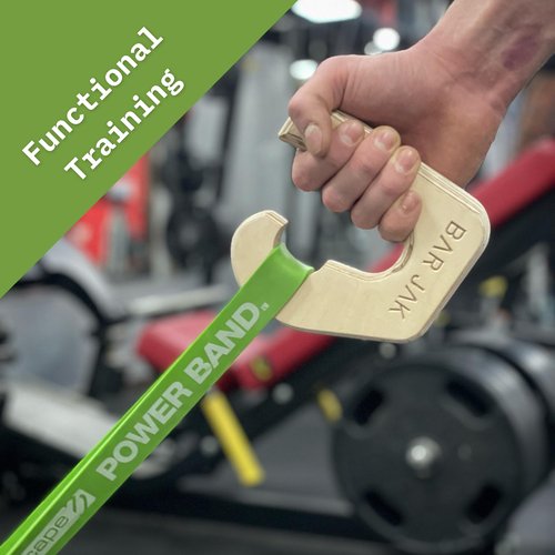 Bar Jak Gripz- Premium Gym Pull Up Handle, Neutral Hand Grips, Chin Ups, Multi Functional Strength Training Grip, Barbell Rows, Assistance Resistance Bands.
