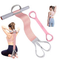 Awaiymi Fabric Resistance Band with Handles,Non-Slip Foot Pedal Puller for Strength Muscle Training,120lb Full-Body Fitness Band,Working Out Stretch Band Equipment for Leg Arm Chest Core Wrist Ankle