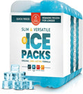 Healthy Packers Ice Packs - Long-Lasting Freezer Packs for Lunch Boxes & Coolers | Ideal for Beach, Camping & Fishing