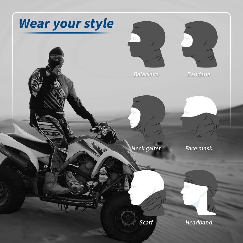 YESLIFE Balaclava Ski Mask - Winter Face Mask for Men & Women | Ideal for Skiing, Snowboarding & Motorcycling