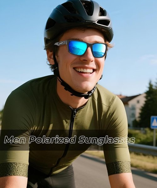 KALIYADI Polarized Sunglasses Men Sports-Sunglasses: Classic Sun Glasses for Driving, Fishing for Women with UV400 Protection