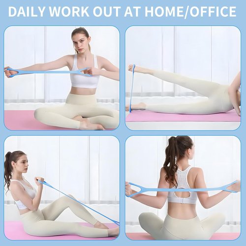 Figure 8 Fitness Resistance Band - Versatile Arm & Back Training Tool for Yoga, Pilates & Therapy