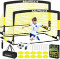 Agility Ladder Training Set by [Brand Name] - 20ft Speed Ladder with Cones, Hurdles & Jump Rope | Includes 2 Pop Up Soccer Goals & Ball for Backyard Sports