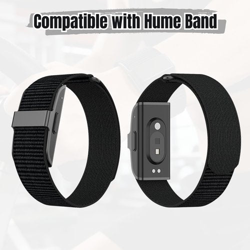CKONXE 2Pack Bicep Bands Compatible with Hume Band, Nylon Loop Replacement Strap, Soft Breathable Adjustable Sport Wrist/Arm/Ankle Band for Fitness Tracker & Activity Monitor