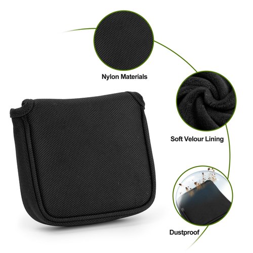 Golf Putter Covers Mallet Putter Headcover Golf Putter Headcovers with Magnetic Closure Golf Club Cover for Most Brand