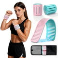 Magnetic Ankle Wrist Weights for Women, 1LB Each (2 Packs) - Arc Wrap Design for Secure Fit, Breathable & Skin-Friendly for Walking, Yoga, Pilates, Home Workouts - Enhanced Comfort, No Slip, Stackable