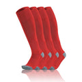 Toddler Baseball Socks 2 Pairs A-Baseball Style - Red 5-7 Years