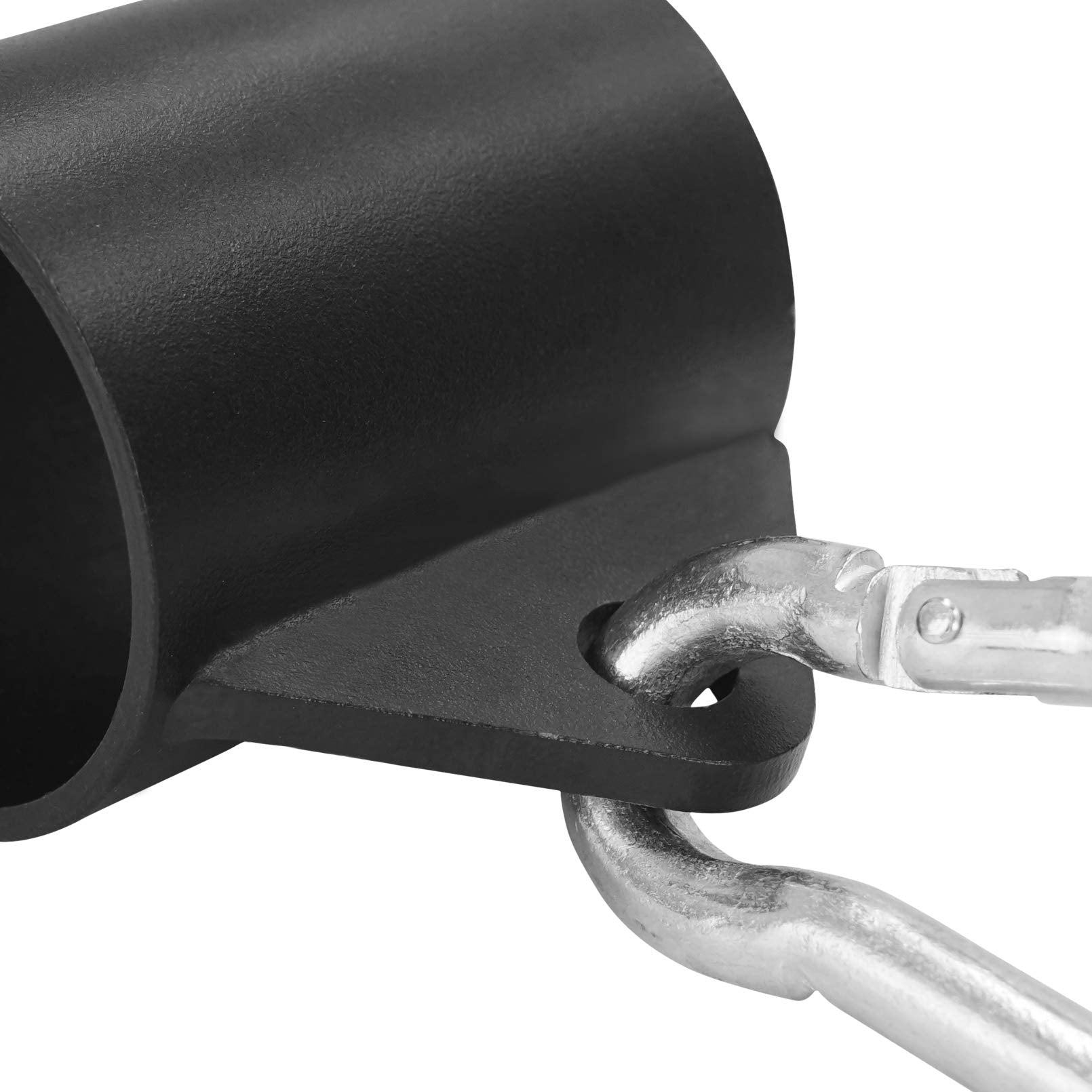 Luwint Olympic Chain Collars Barbell Clamps with Loops for Weightlifting Workout, Set of 2