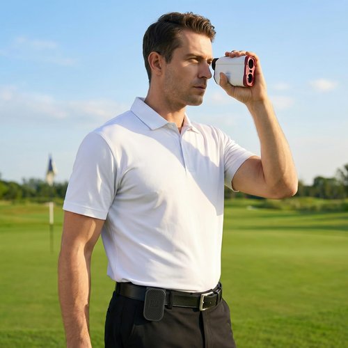 Lensaylx Magnet for Range Finder Golf, Strong Secure Holder Mount with Steel Hook, Quick Release & Anti-Loss Lanyard, Universal Golf Accessories