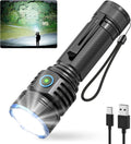 RECHOO Rechargeable Flashlight - Super Bright 7 LED with 3 Adjustable Lighting Modes | Waterproof for Home & Camping