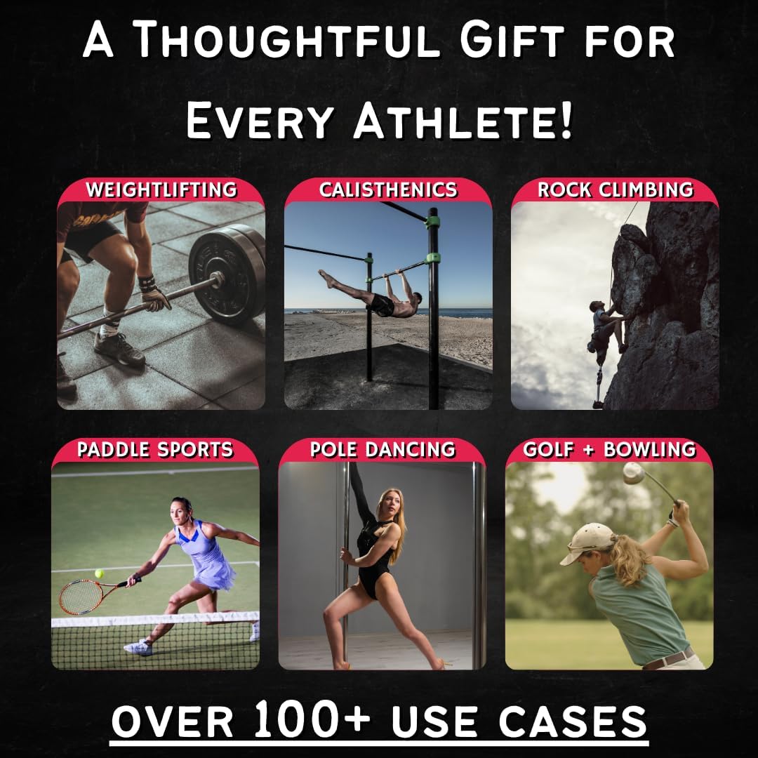 PowerGrip Liquid Chalk – Sweat-Proof, No-Mess Grip Enhancer for Weightlifting, Rock Climbing & Gymnastics
