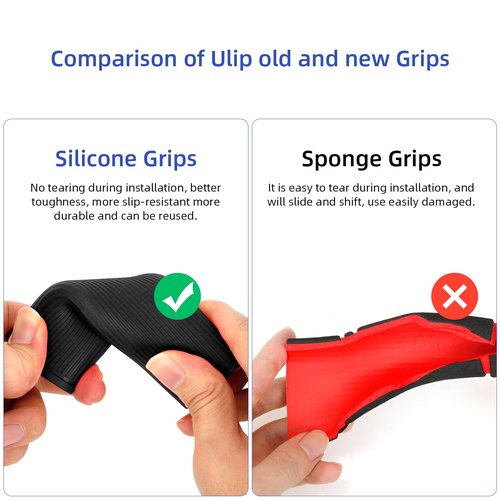 ulip E-Scooter Handlebar Grips Handlebar Extender Kit for Segway Ninebot Max G30 G30LP G30E Holding Dashboard and Rear View Mirrors black