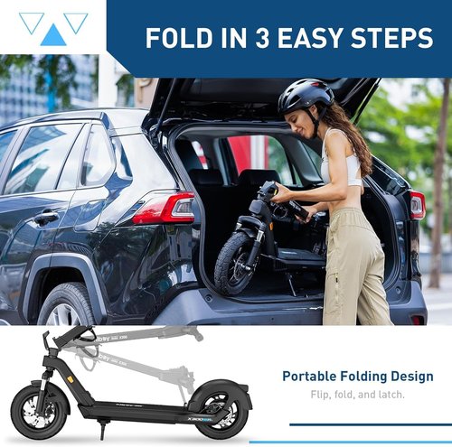Hiboy S2 Pro Electric Scooter - 500W Motor, 10"/12" Tires, Up to 38 Miles Range | Fast Folding Commuter Scooter for Adults