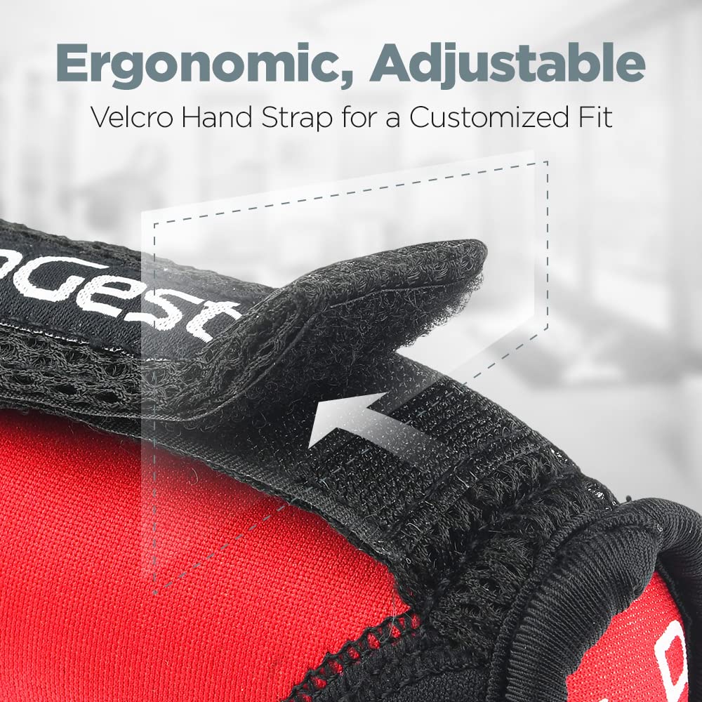 LoGest Soft Hand Weights with Adjustable Straps - 1 2 3 4 LB SET