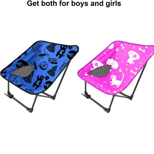KidzAdventure Youth and Kids Camping Chair | Ultra Lightweight, Foldable and Heavy Duty | Ideal Indoor/Outdoor Kid Chair for Camping, Beach, Sports and Lawn