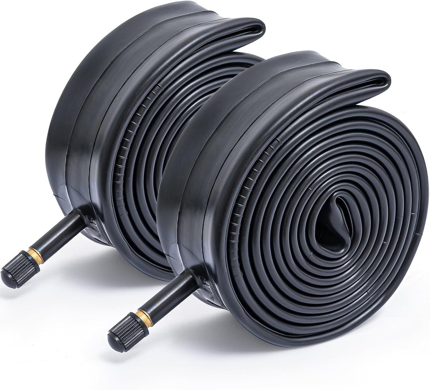Reliable 26" Bike Tubes by [Brand Name] - Replacement Inner Tubes for City/Road/Mountain Cycling | AV32mm Schrader Valve (2 PCS)