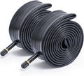Reliable 24" Bike Tubes by [Brand Name] - Replacement Inner Tubes for City/Road/Mountain Cycling | 2 Pack, AV32mm Schrader Valve