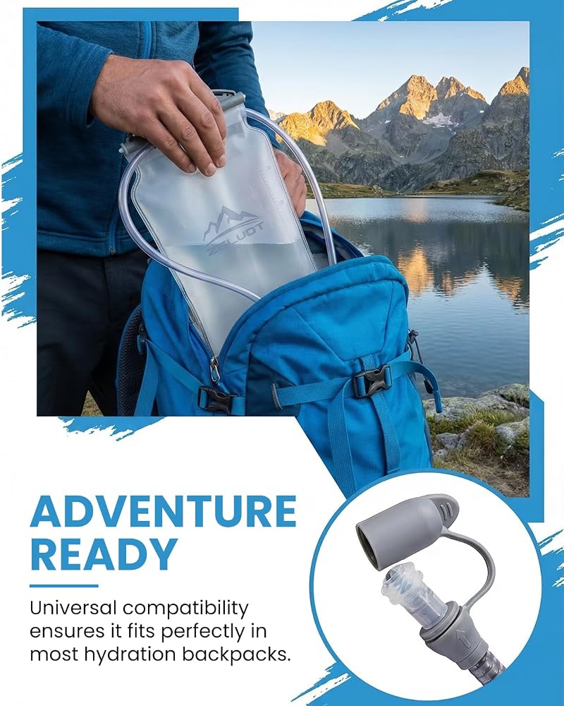 White 3L Hydration Bladder Kit 6-in-1 with Cleaning Brushes & Tubes