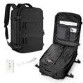 wepadre Vacuum Backpack Travel with Pump Travel Backpack with Vacuum System Easy Vac Pack Backpacks Vacpack Compression Backpacks Mochila de Viaje Compresion al Vacio Black