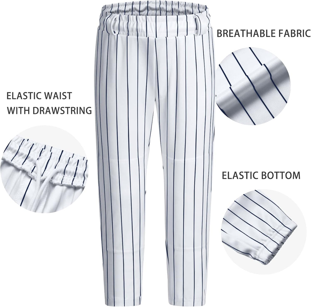 QBK Youth Baseball & Softball Pants - Comfortable Fit for Boys & Girls | Sizes 2T-5T