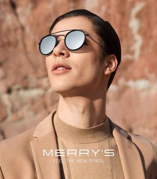 MERRY'S Retro Round Polarized Sunglasses - Stylish Unisex Double Bridge Design