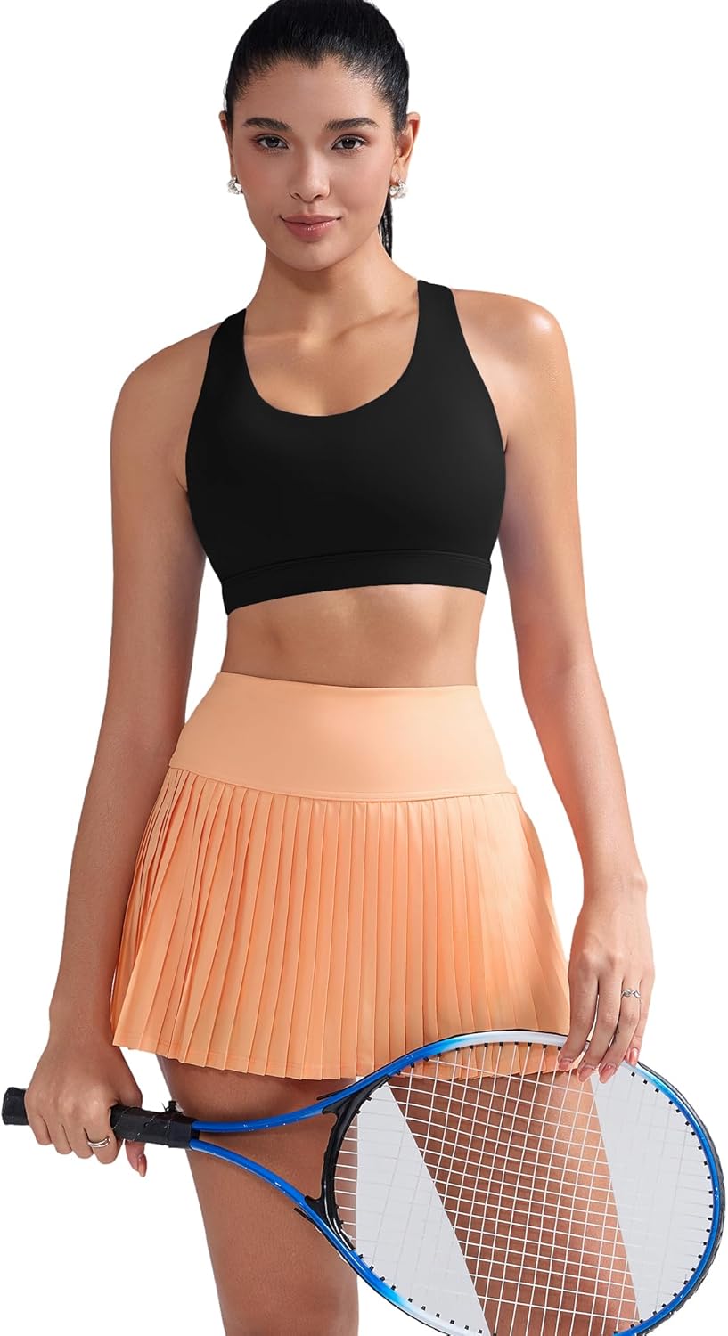 RUNNING GIRL Sports Bras for Women - Padded Criss-Cross Back with Removable Cups for Medium Support