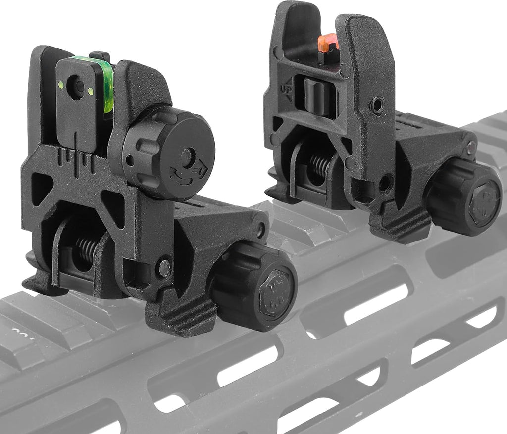 Skiennix Flip Up Sight - Lightweight Front and Rear Sights for Enhanced Accuracy